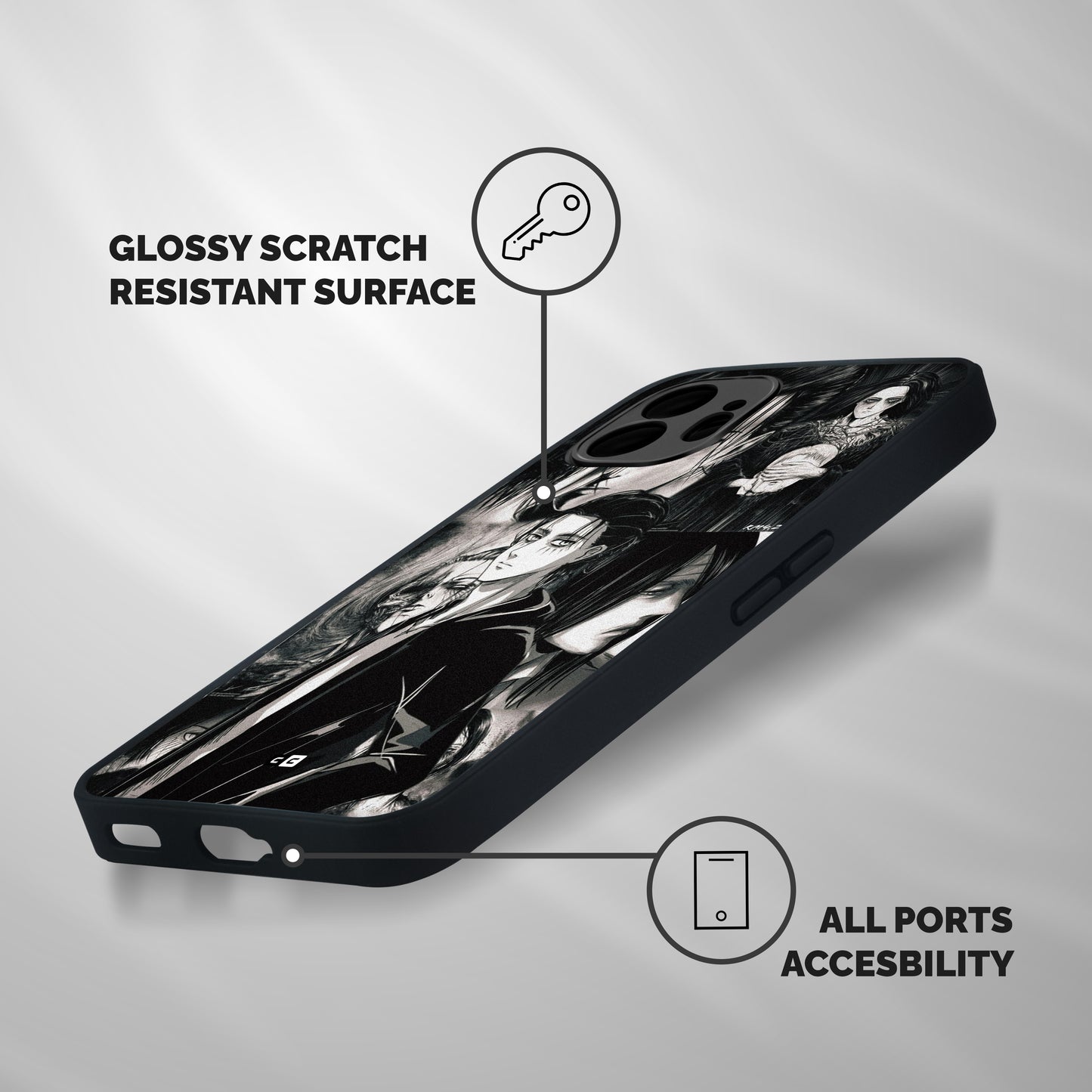 Eren Yeager Titan Shockproof Hybrid Protection (Metal + TPU) Back Case Cover