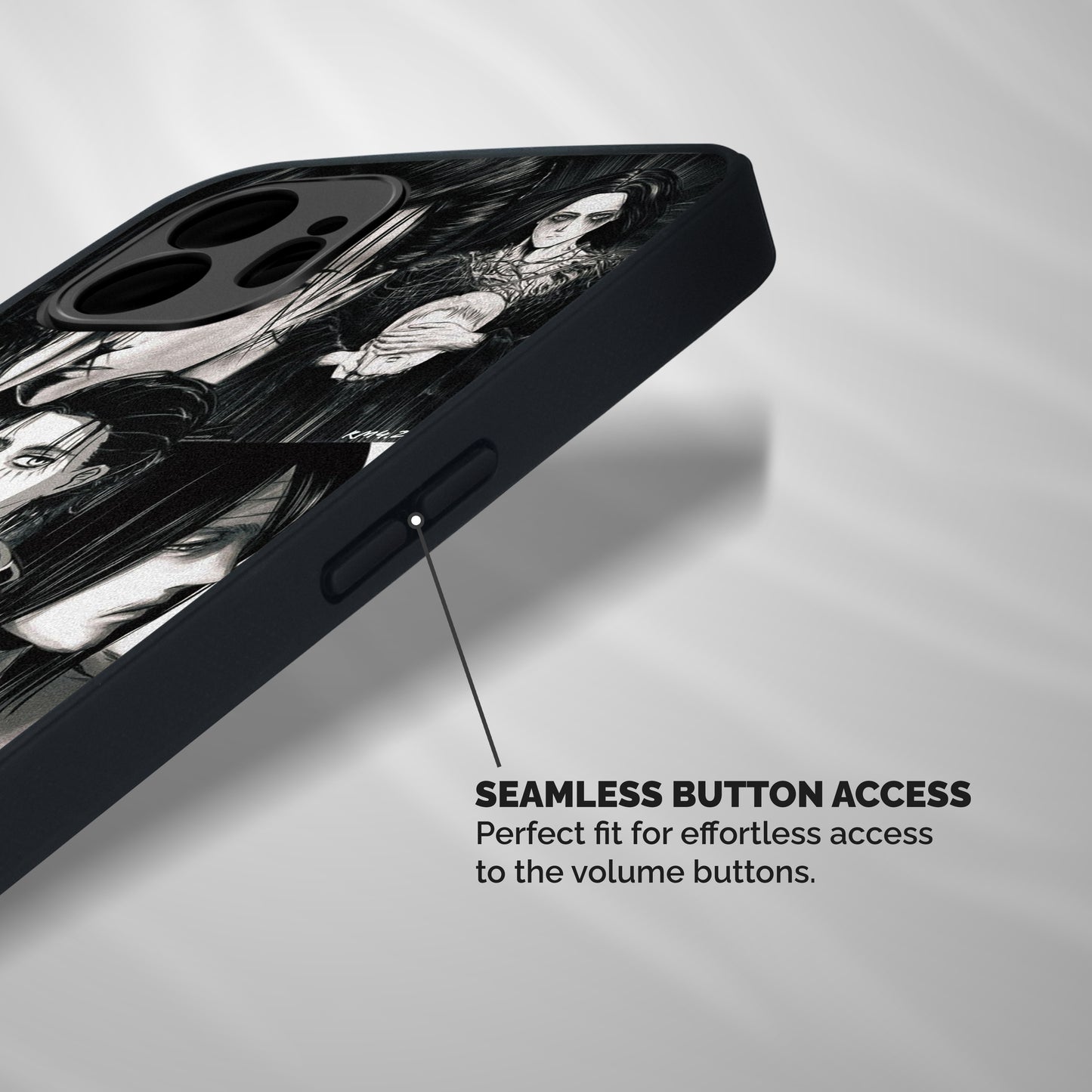 Eren Yeager Titan Shockproof Hybrid Protection (Metal + TPU) Back Case Cover