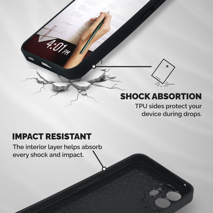 Exam Time Blues Shockproof Hybrid Protection (Metal + TPU) Back Case Cover