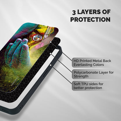 Exotic Colours Shockproof Hybrid Protection (Metal + TPU) Back Case Cover