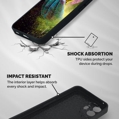 Exotic Colours Shockproof Hybrid Protection (Metal + TPU) Back Case Cover