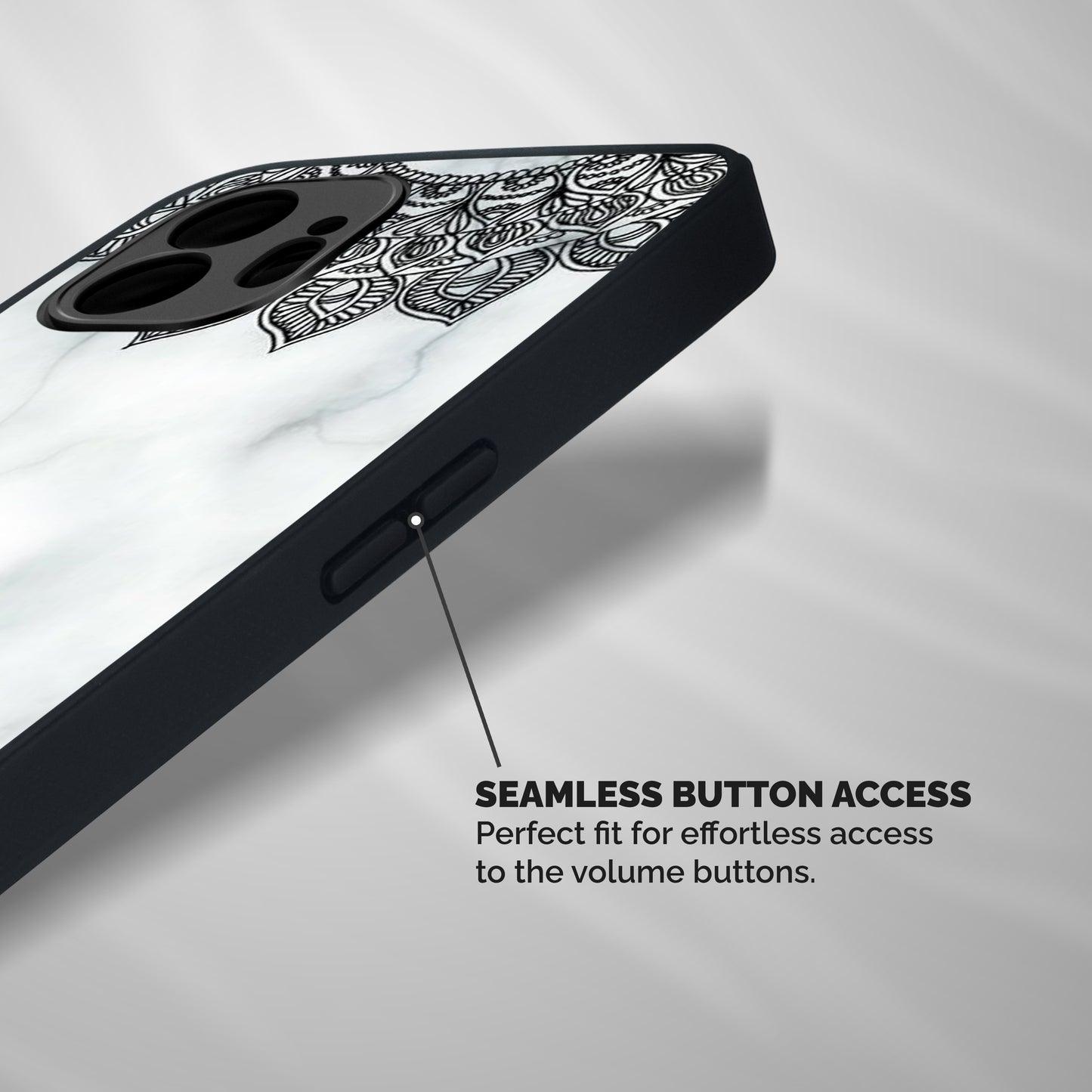 Exotic Marble Pattern Shockproof Hybrid Protection (Metal + TPU) Back Case Cover