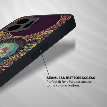 Eye Design Shockproof Hybrid Protection (Metal + TPU) Back Case Cover