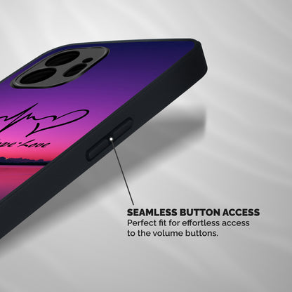 Faith Hope Love Evening Sky Shockproof Hybrid Protection (Metal + TPU) Back Case Cover