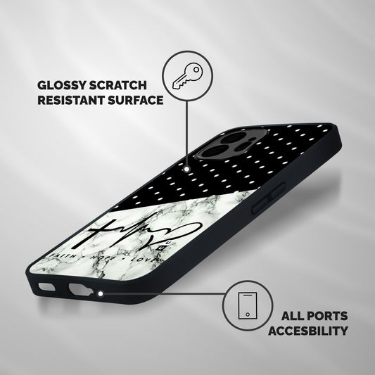 Faith Love Shockproof Hybrid Protection (Metal + TPU) Back Case Cover