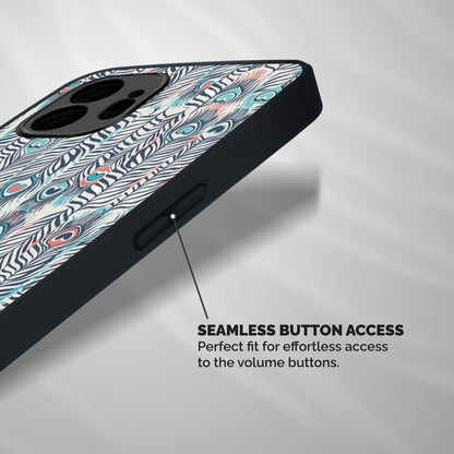 Feather Art Shockproof Hybrid Protection (Metal + TPU) Back Case Cover