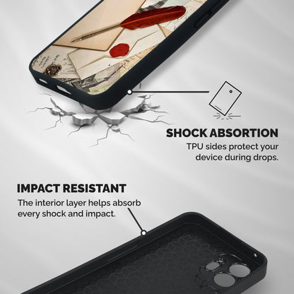 Feather Beauty Shockproof Hybrid Protection (Metal + TPU) Back Case Cover