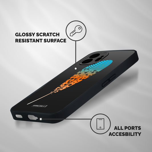 Feather Shockproof Hybrid Protection (Metal + TPU) Back Case Cover