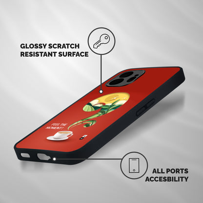Feel The Moment Shockproof Hybrid Protection (Metal + TPU) Back Case Cover