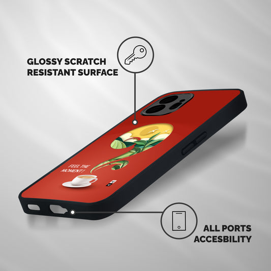 Feel The Moment Shockproof Hybrid Protection (Metal + TPU) Back Case Cover