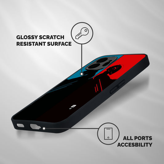 Fight Colours Shockproof Hybrid Protection (Metal + TPU) Back Case Cover