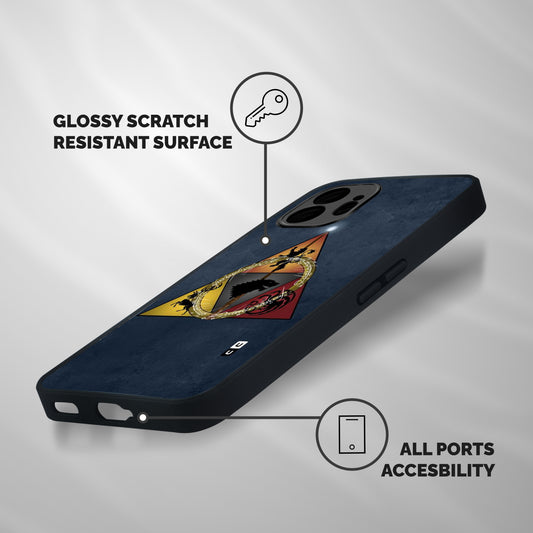 Fight For Crown Shockproof Hybrid Protection (Metal + TPU) Back Case Cover