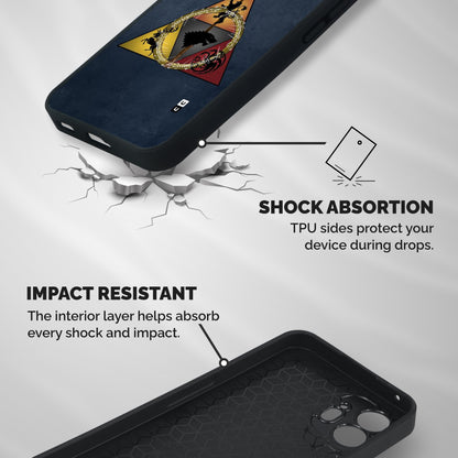 Fight For Crown Shockproof Hybrid Protection (Metal + TPU) Back Case Cover