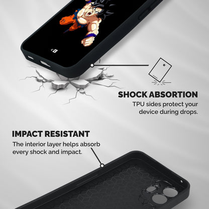 Fighting Goku Shockproof Hybrid Protection (Metal + TPU) Back Case Cover