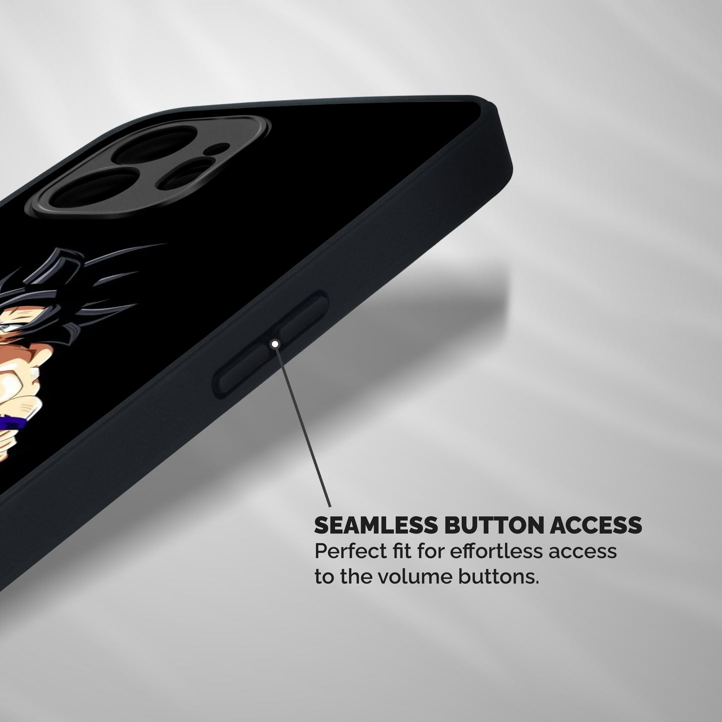 Fighting Goku Shockproof Hybrid Protection (Metal + TPU) Back Case Cover
