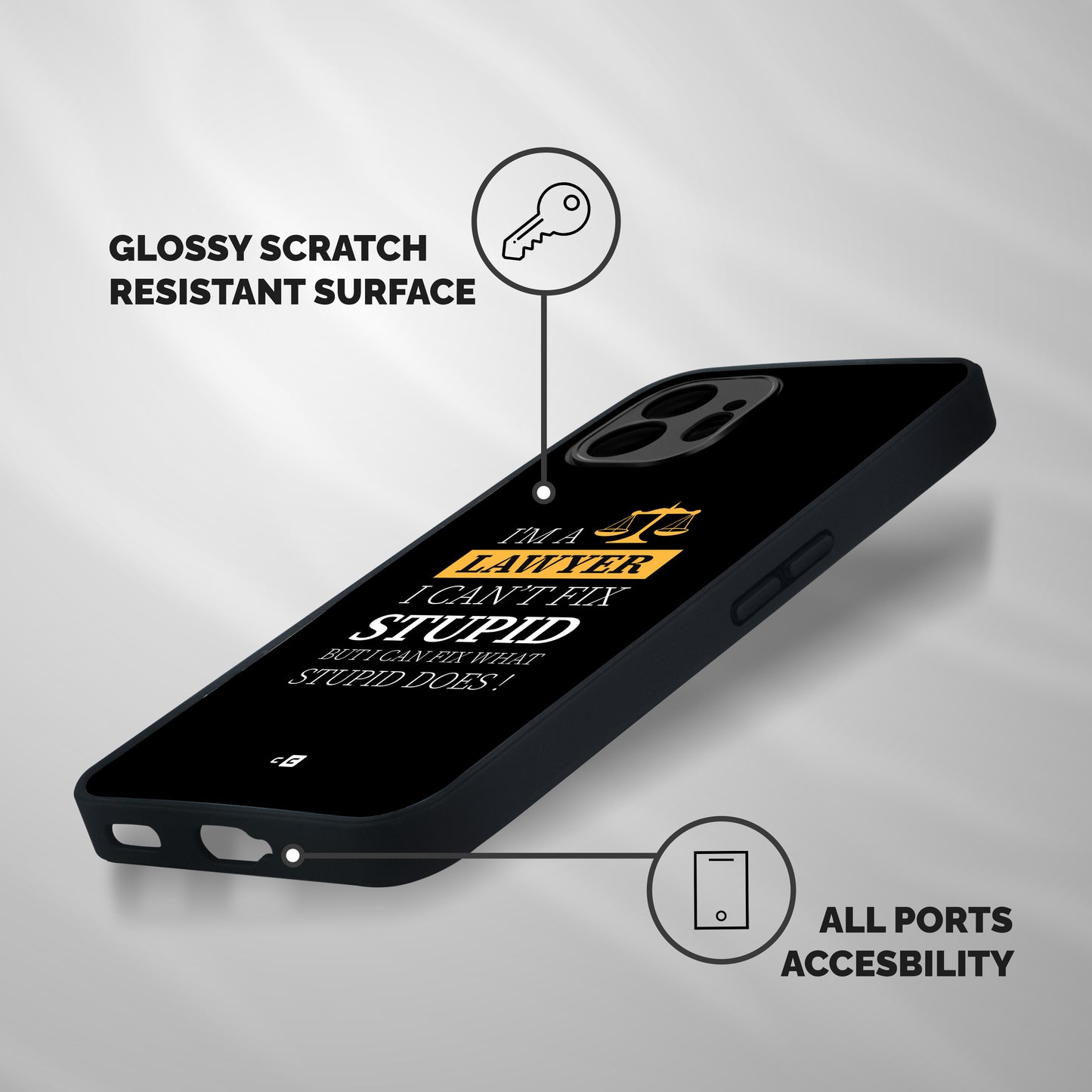 Fix Stupid Case Shockproof Hybrid Protection (Metal + TPU) Back Case Cover