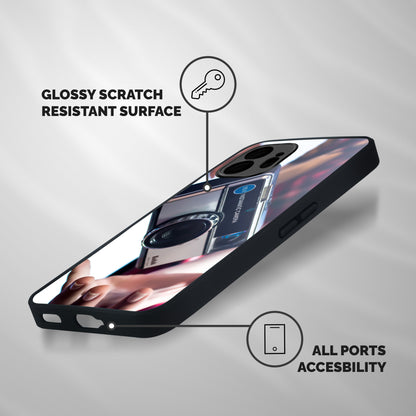 Floating Camera Shockproof Hybrid Protection (Metal + TPU) Back Case Cover