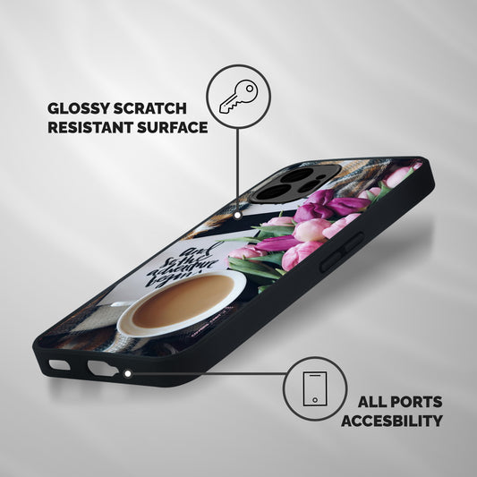 Floral Adventure Shockproof Hybrid Protection (Metal + TPU) Back Case Cover