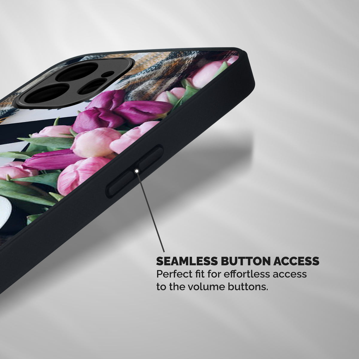 Floral Adventure Shockproof Hybrid Protection (Metal + TPU) Back Case Cover