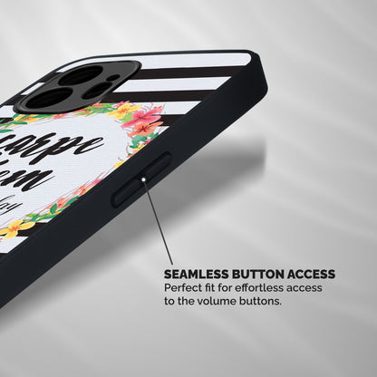 Floral Seize The Day Shockproof Hybrid Protection (Metal + TPU) Back Case Cover