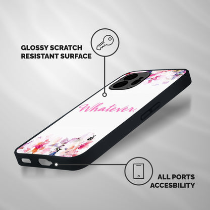 Flower Whatever Shockproof Hybrid Protection (Metal + TPU) Back Case Cover