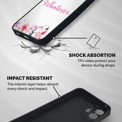 Flower Whatever Shockproof Hybrid Protection (Metal + TPU) Back Case Cover