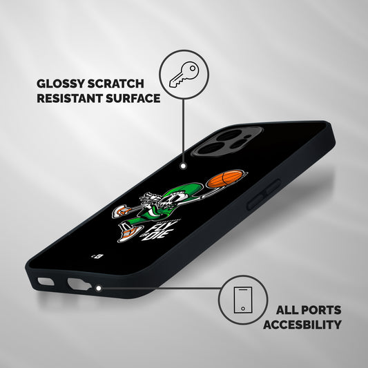 Fly Or Die Shockproof Hybrid Protection (Metal + TPU) Back Case Cover