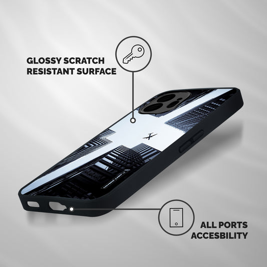 Fly Perspective Shockproof Hybrid Protection (Metal + TPU) Back Case Cover