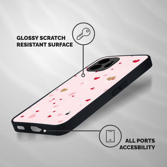 Flying Hearts Shockproof Hybrid Protection (Metal + TPU) Back Case Cover