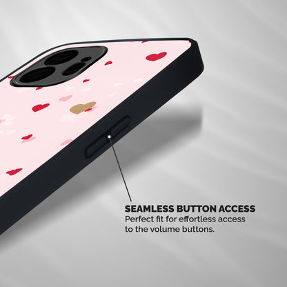 Flying Hearts Shockproof Hybrid Protection (Metal + TPU) Back Case Cover