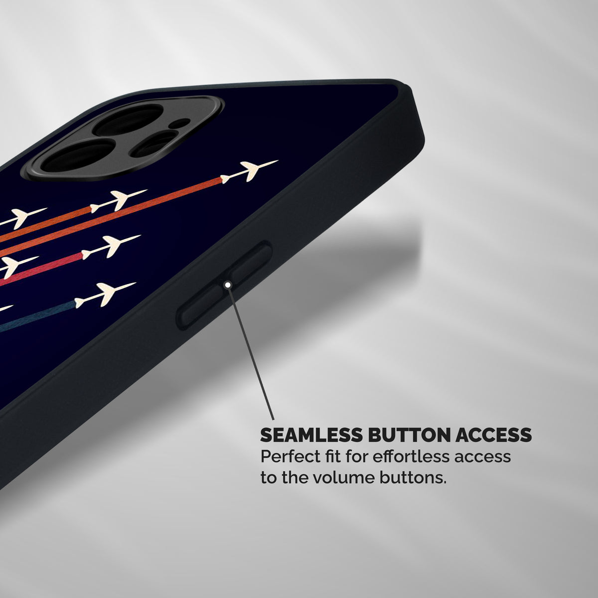 Flying Planes Shockproof Hybrid Protection (Metal + TPU) Back Case Cover