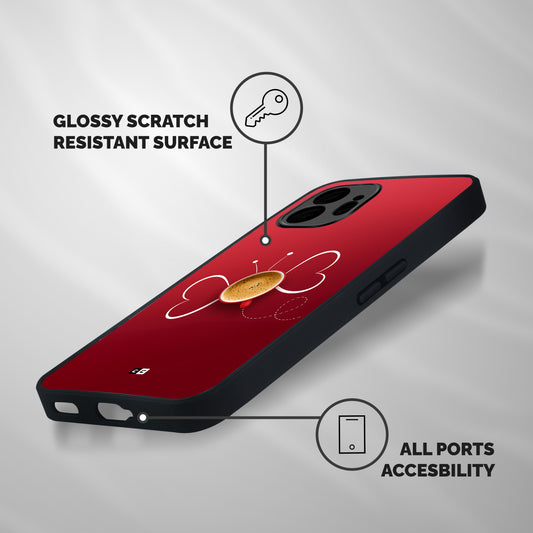 Flying Tea Shockproof Hybrid Protection (Metal + TPU) Back Case Cover