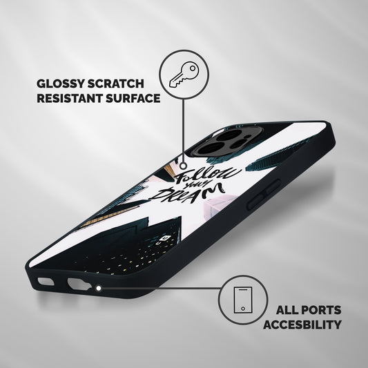 Follow Dream Shockproof Hybrid Protection (Metal + TPU) Back Case Cover