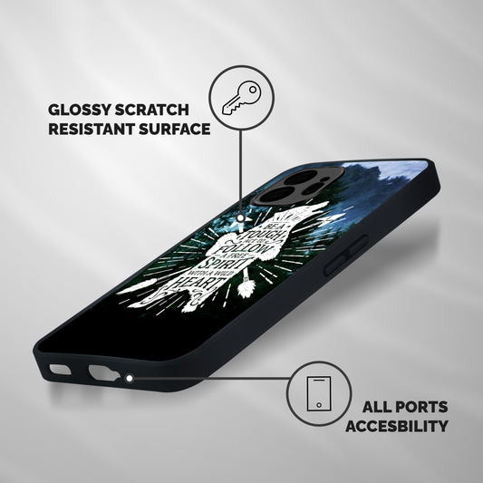 Follow Spirit Heart Shockproof Hybrid Protection (Metal + TPU) Back Case Cover