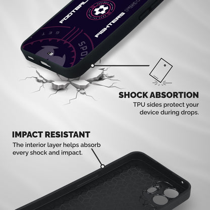 Football Fighters Shockproof Hybrid Protection (Metal + TPU) Back Case Cover