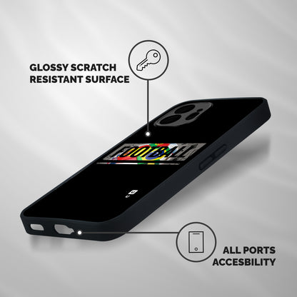 Football Typography Shockproof Hybrid Protection (Metal + TPU) Back Case Cover