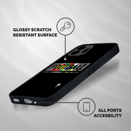 Football Typography Shockproof Hybrid Protection (Metal + TPU) Back Case Cover
