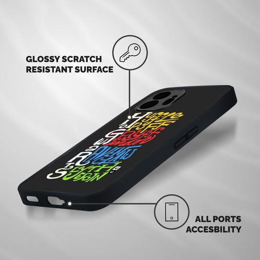 Four Colored Homes Shockproof Hybrid Protection (Metal + TPU) Back Case Cover