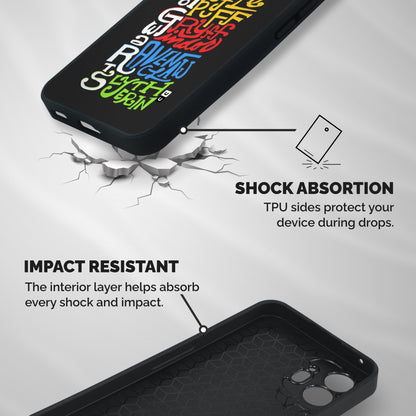 Four Colored Homes Shockproof Hybrid Protection (Metal + TPU) Back Case Cover