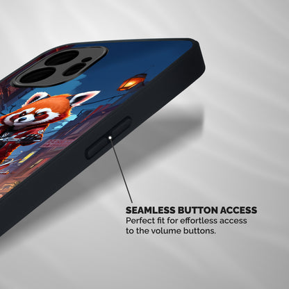 Fox Rider Shockproof Hybrid Protection (Metal + TPU) Back Case Cover