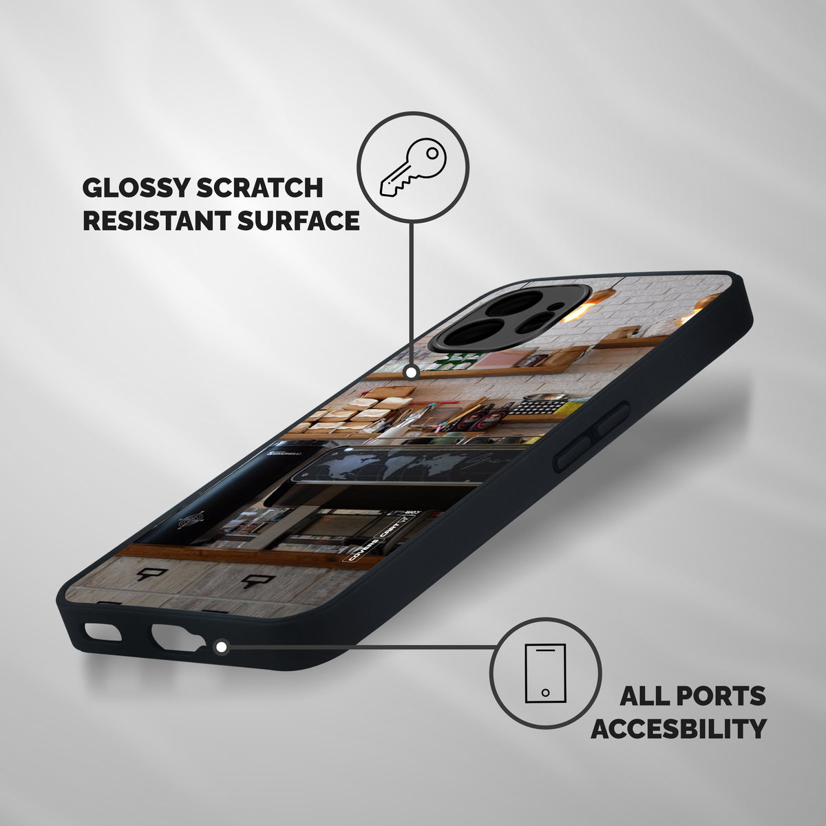 Fresh Brews Shockproof Hybrid Protection (Metal + TPU) Back Case Cover