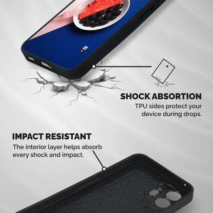 Fresh Fruit Season Shockproof Hybrid Protection (Metal + TPU) Back Case Cover