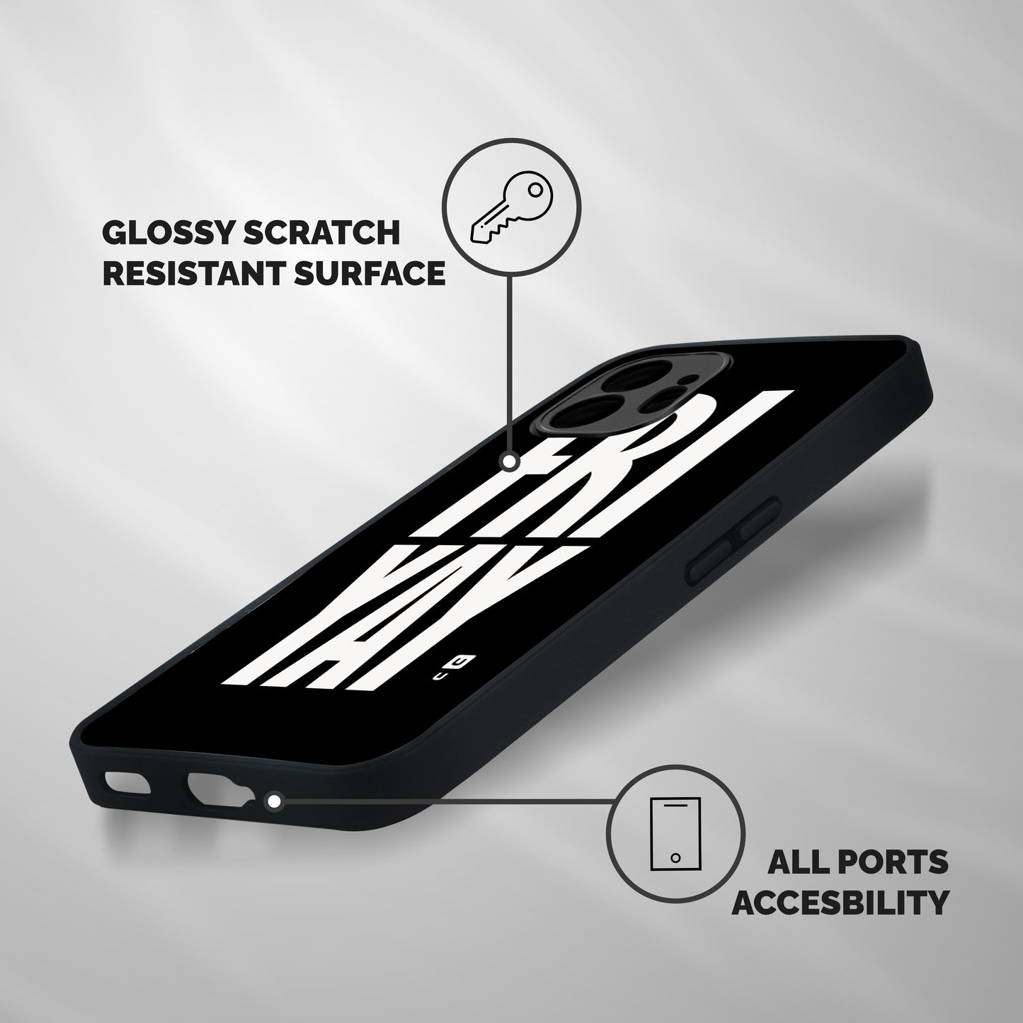 Fri Yay Shockproof Hybrid Protection (Metal + TPU) Back Case Cover