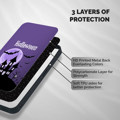Fun Halloween Shockproof Hybrid Protection (Metal + TPU) Back Case Cover