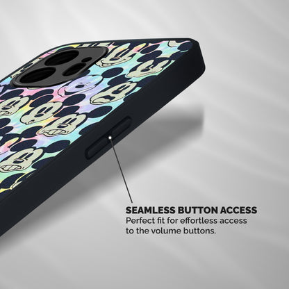Fun Rainbow Faces Shockproof Hybrid Protection (Metal + TPU) Back Case Cover