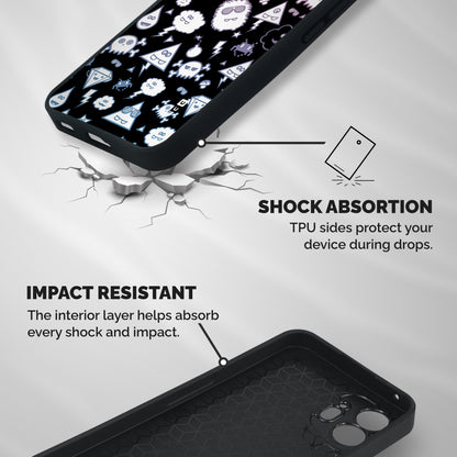 Funny Faces Shockproof Hybrid Protection (Metal + TPU) Back Case Cover