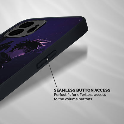 Fushiguro Demon Crows Shockproof Hybrid Protection (Metal + TPU) Back Case Cover