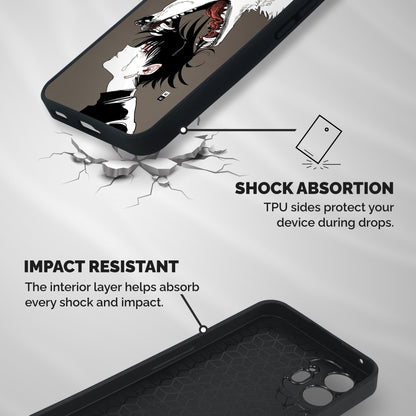 Fushiguro Demon Dog Shockproof Hybrid Protection (Metal + TPU) Back Case Cover