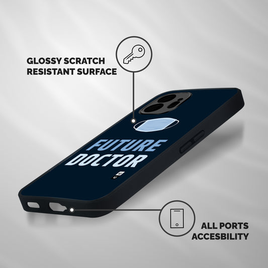 Future Doctor Shockproof Hybrid Protection (Metal + TPU) Back Case Cover