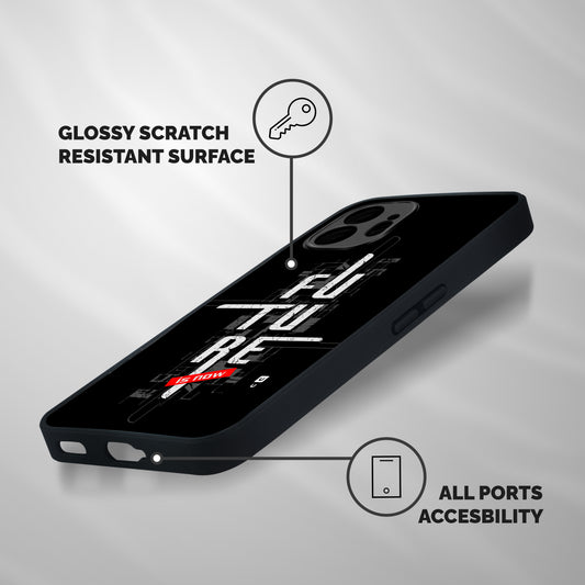 Future is Now Shockproof Hybrid Protection (Metal + TPU) Back Case Cover